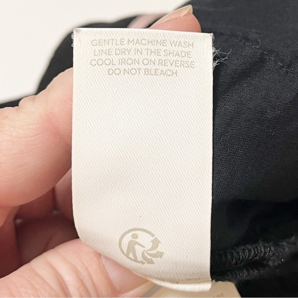 Boden Bi-Stretch Flare Trousers 6R black mid rise solid pants office work casual - Picture 9 of 13